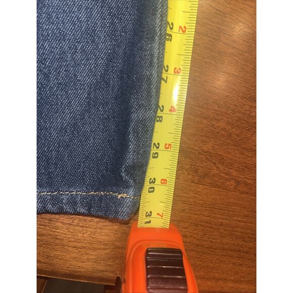 Levis Jeans Men 34x32 (31) Western Fit Denim Classic American Dark Blue 37681 - Picture 6 of 7